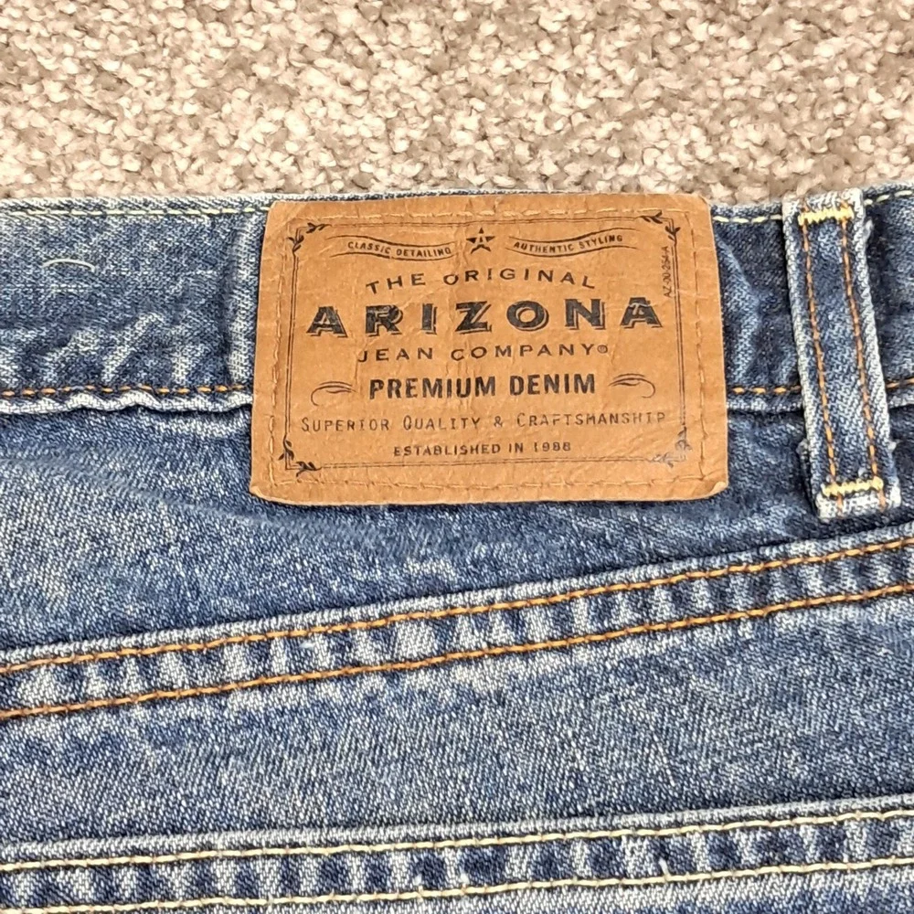 Arizona Jean Company Mens Boot Cut Premium Denim Jeans Blue 523-4310N 32x30